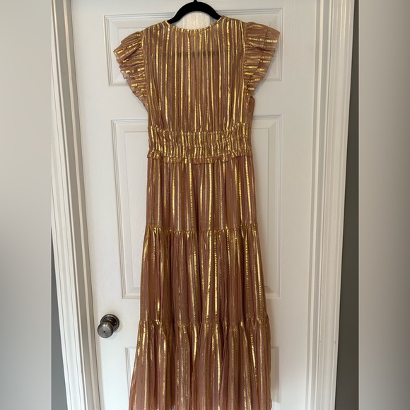 Ulla Johnson Justyne Dress in Rose and Gold - Picture 11 of 11